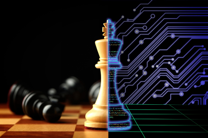 king chess piece